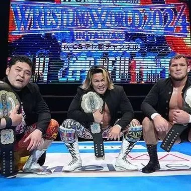Hiroshi Tanahashi , Toru Yano & Oleg Boltin棚桥弘至 & 矢野通 & 奥列格·博尔金