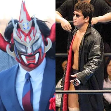 Jushin Thunder Liger & Koji Kanemoto兽神莱卡 & 金本浩二